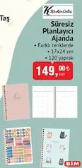KESKİN COLOR SÜRESİZ PLANLAYICI AJANDA 120 YAPRAK ÇEŞİTLERİ